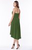 ColsBM Anahi Garden Green Gorgeous A-line Strapless Half Backless Ruching Bridesmaid Dresses
