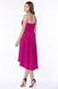 ColsBM Anahi Hot Pink Gorgeous A-line Strapless Half Backless Ruching Bridesmaid Dresses