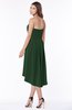 ColsBM Anahi Hunter Green Gorgeous A-line Strapless Half Backless Ruching Bridesmaid Dresses