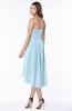 ColsBM Anahi Ice Blue Gorgeous A-line Strapless Half Backless Ruching Bridesmaid Dresses