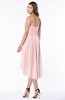 ColsBM Anahi Pastel Pink Gorgeous A-line Strapless Half Backless Ruching Bridesmaid Dresses