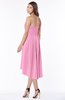 ColsBM Anahi Pink Gorgeous A-line Strapless Half Backless Ruching Bridesmaid Dresses