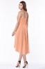 ColsBM Anahi Salmon Gorgeous A-line Strapless Half Backless Ruching Bridesmaid Dresses