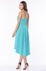 ColsBM Anahi Turquoise Gorgeous A-line Strapless Half Backless Ruching Bridesmaid Dresses