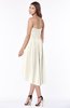 ColsBM Anahi Whisper White Gorgeous A-line Strapless Half Backless Ruching Bridesmaid Dresses