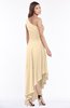 ColsBM Maggie Apricot Gelato Luxury A-line Zip up Chiffon Floor Length Ruching Bridesmaid Dresses