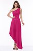 ColsBM Maggie Beetroot Purple Luxury A-line Zip up Chiffon Floor Length Ruching Bridesmaid Dresses