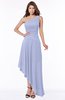 ColsBM Maggie Blue Heron Luxury A-line Zip up Chiffon Floor Length Ruching Bridesmaid Dresses