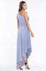 ColsBM Maggie Blue Heron Luxury A-line Zip up Chiffon Floor Length Ruching Bridesmaid Dresses
