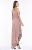 ColsBM Maggie Blush Pink Luxury A-line Zip up Chiffon Floor Length Ruching Bridesmaid Dresses