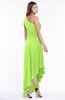 ColsBM Maggie Bright Green Luxury A-line Zip up Chiffon Floor Length Ruching Bridesmaid Dresses