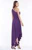 ColsBM Maggie Dark Purple Luxury A-line Zip up Chiffon Floor Length Ruching Bridesmaid Dresses