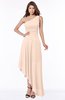 ColsBM Maggie Fresh Salmon Luxury A-line Zip up Chiffon Floor Length Ruching Bridesmaid Dresses