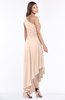 ColsBM Maggie Fresh Salmon Luxury A-line Zip up Chiffon Floor Length Ruching Bridesmaid Dresses