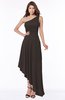 ColsBM Maggie Fudge Brown Luxury A-line Zip up Chiffon Floor Length Ruching Bridesmaid Dresses