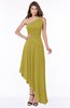 ColsBM Maggie Golden Olive Luxury A-line Zip up Chiffon Floor Length Ruching Bridesmaid Dresses