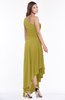 ColsBM Maggie Golden Olive Luxury A-line Zip up Chiffon Floor Length Ruching Bridesmaid Dresses