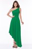 ColsBM Maggie Green Luxury A-line Zip up Chiffon Floor Length Ruching Bridesmaid Dresses