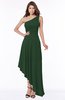 ColsBM Maggie Hunter Green Luxury A-line Zip up Chiffon Floor Length Ruching Bridesmaid Dresses