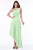 ColsBM Maggie Light Green Luxury A-line Zip up Chiffon Floor Length Ruching Bridesmaid Dresses