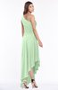 ColsBM Maggie Light Green Luxury A-line Zip up Chiffon Floor Length Ruching Bridesmaid Dresses
