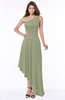 ColsBM Maggie Moss Green Luxury A-line Zip up Chiffon Floor Length Ruching Bridesmaid Dresses