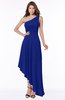ColsBM Maggie Nautical Blue Luxury A-line Zip up Chiffon Floor Length Ruching Bridesmaid Dresses