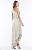 ColsBM Maggie Off White Luxury A-line Zip up Chiffon Floor Length Ruching Bridesmaid Dresses
