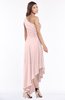 ColsBM Maggie Pastel Pink Luxury A-line Zip up Chiffon Floor Length Ruching Bridesmaid Dresses