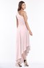 ColsBM Maggie Petal Pink Luxury A-line Zip up Chiffon Floor Length Ruching Bridesmaid Dresses
