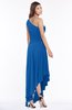 ColsBM Maggie Royal Blue Luxury A-line Zip up Chiffon Floor Length Ruching Bridesmaid Dresses