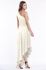 ColsBM Maggie Whisper White Luxury A-line Zip up Chiffon Floor Length Ruching Bridesmaid Dresses