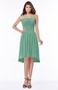 ColsBM Kyndall Beryl Green Luxury A-line Sleeveless Zip up Chiffon Pick up Bridesmaid Dresses