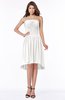 ColsBM Kyndall Cloud White Luxury A-line Sleeveless Zip up Chiffon Pick up Bridesmaid Dresses