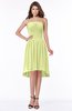ColsBM Kyndall Lime Green Luxury A-line Sleeveless Zip up Chiffon Pick up Bridesmaid Dresses