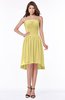 ColsBM Kyndall Misted Yellow Luxury A-line Sleeveless Zip up Chiffon Pick up Bridesmaid Dresses
