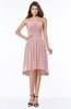 ColsBM Kyndall Silver Pink Luxury A-line Sleeveless Zip up Chiffon Pick up Bridesmaid Dresses