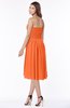 ColsBM Kyndall Tangerine Luxury A-line Sleeveless Zip up Chiffon Pick up Bridesmaid Dresses
