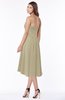 ColsBM Amaya Candied Ginger Mature A-line Strapless Chiffon Knee Length Ruching Bridesmaid Dresses