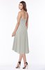 ColsBM Amaya Platinum Mature A-line Strapless Chiffon Knee Length Ruching Bridesmaid Dresses