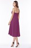 ColsBM Amaya Raspberry Mature A-line Strapless Chiffon Knee Length Ruching Bridesmaid Dresses
