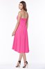 ColsBM Amaya Rose Pink Mature A-line Strapless Chiffon Knee Length Ruching Bridesmaid Dresses