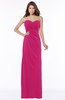 ColsBM Vanessa Beetroot Purple Glamorous A-line Sweetheart Half Backless Chiffon Floor Length Bridesmaid Dresses