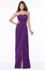 ColsBM Kenna Amaranth Purple Gorgeous A-line Sleeveless Half Backless Satin Floor Length Bridesmaid Dresses