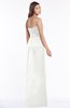 ColsBM Kenna Cloud White Gorgeous A-line Sleeveless Half Backless Satin Floor Length Bridesmaid Dresses