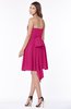 ColsBM Kaylee Beetroot Purple Gorgeous A-line Sleeveless Half Backless Knee Length Ruching Bridesmaid Dresses