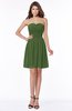 ColsBM Kaylee Garden Green Gorgeous A-line Sleeveless Half Backless Knee Length Ruching Bridesmaid Dresses