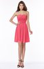 ColsBM Kaylee Guava Gorgeous A-line Sleeveless Half Backless Knee Length Ruching Bridesmaid Dresses