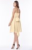 ColsBM Kaylee Marzipan Gorgeous A-line Sleeveless Half Backless Knee Length Ruching Bridesmaid Dresses