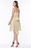 ColsBM Kaylee Novelle Peach Gorgeous A-line Sleeveless Half Backless Knee Length Ruching Bridesmaid Dresses